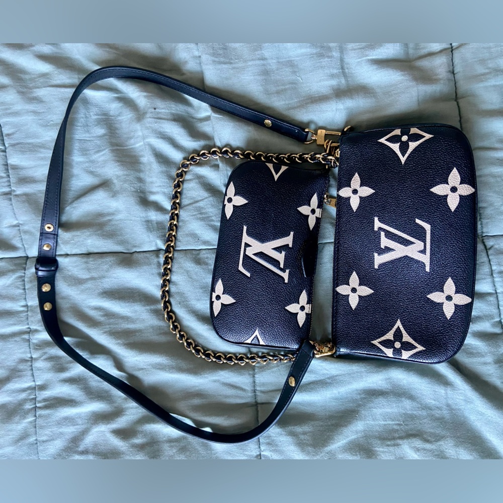Louis Vuitton Multi Pochette Accessoires Shoulder Bag bicolor